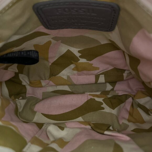 Fossil Bohemian Hippie Brown Leather Morgan Travel Crossbody - Picture 9 of 12